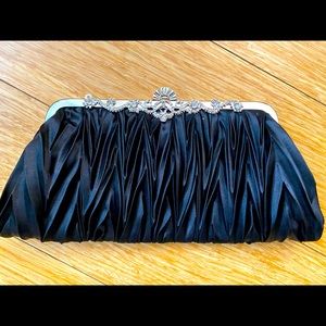 Vintage Satin Pleated clutch